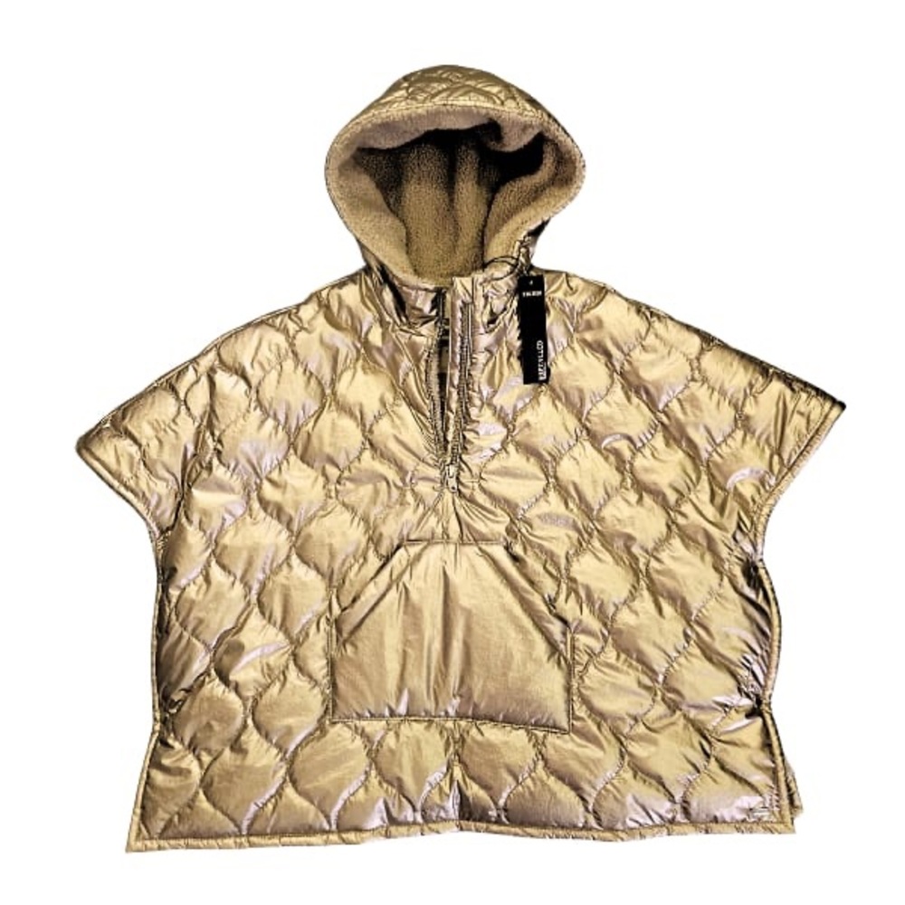 Ikks Kids Jacket Size 6 (runs Big) Fully Lined NWT. Gold